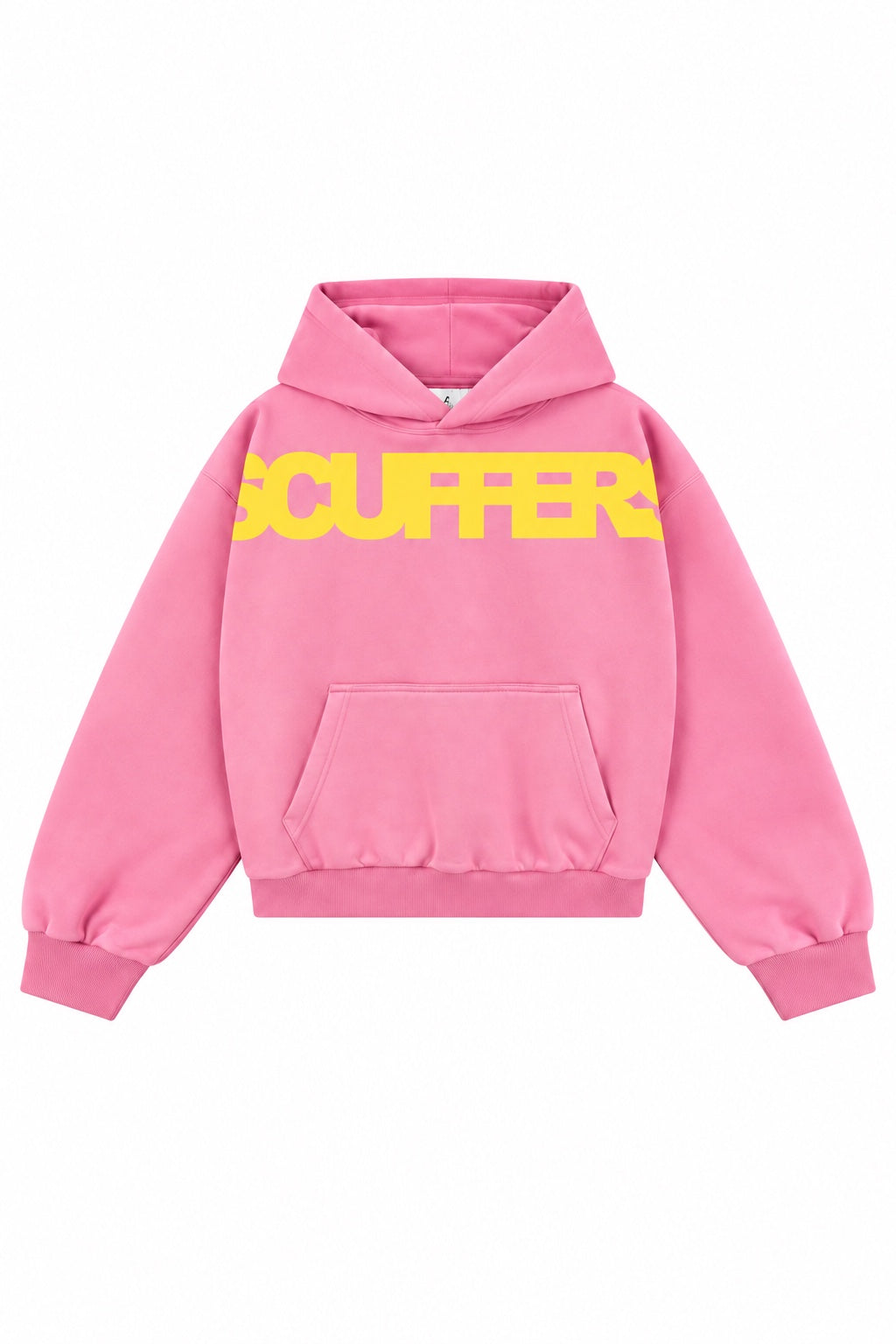 Scuffers Hoodie Pink front view
