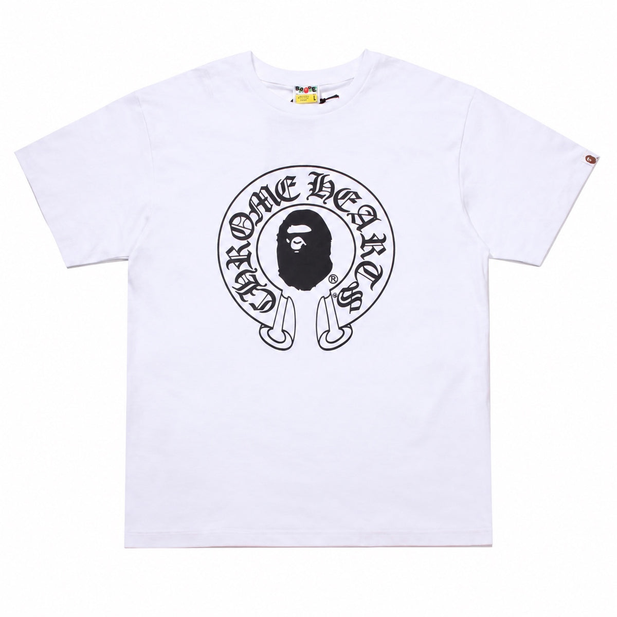 Chrome Hearts Bape T-Shirt | White | Front