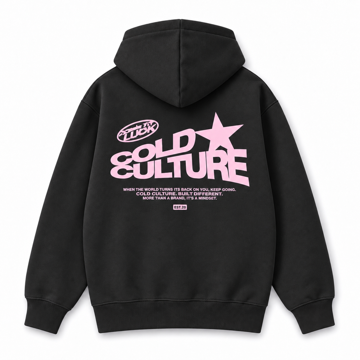 Cold Culture Hoodie black back