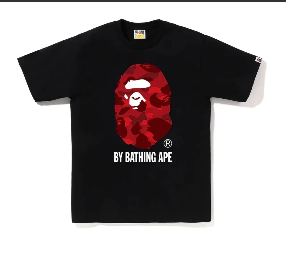 Red Bape T-Shirt - Black
