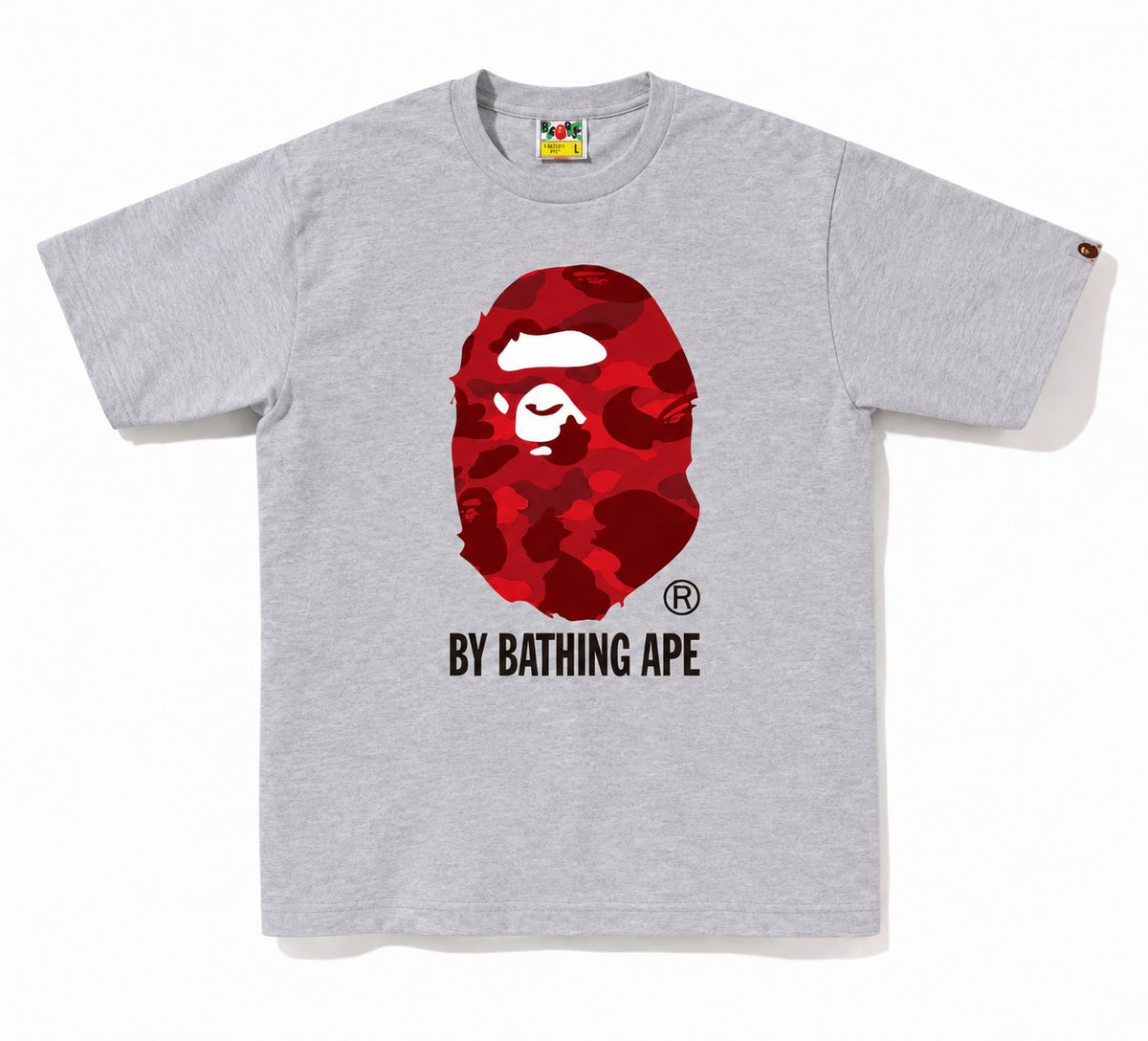 Red Bape T-Shirt - Grey
