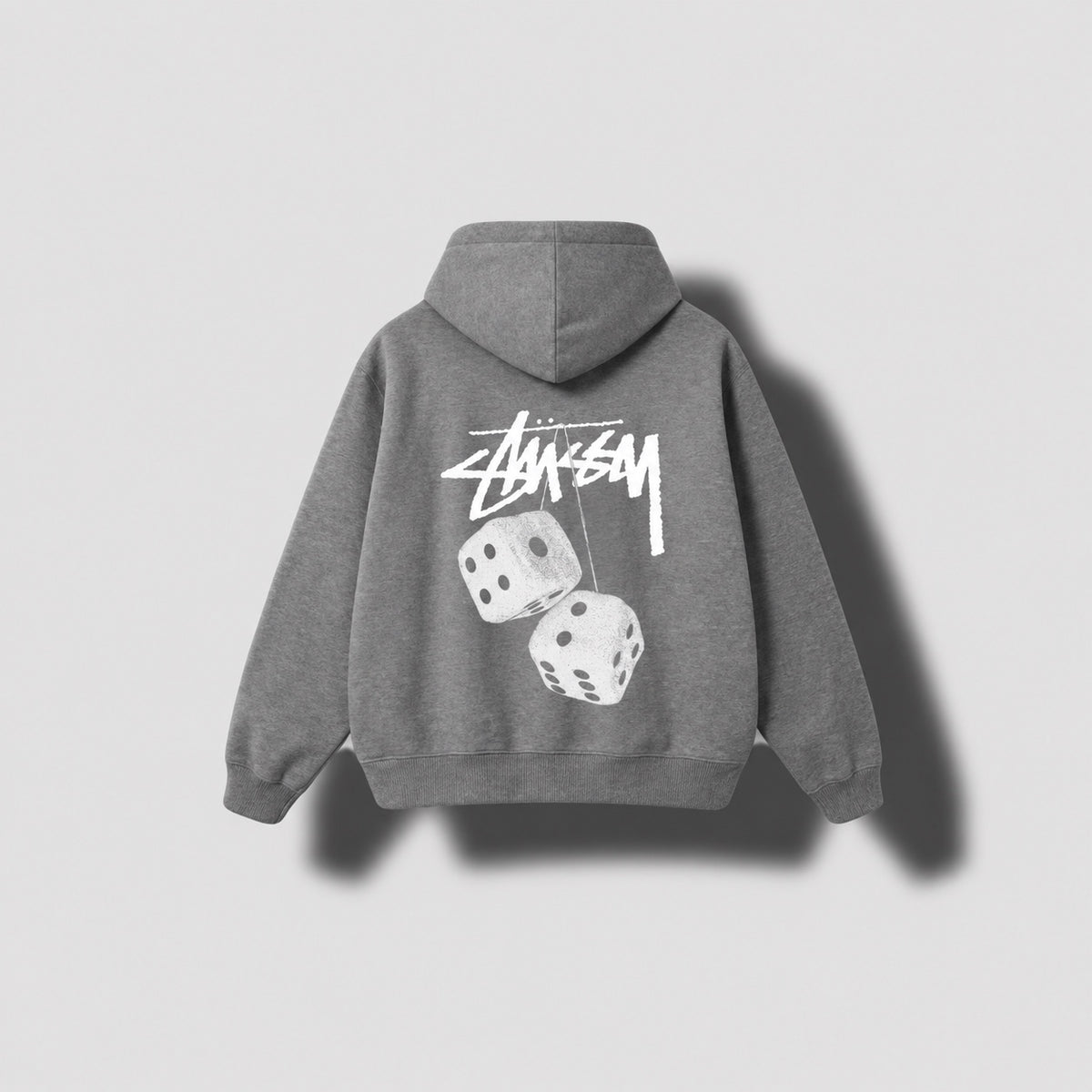 Stussy Hoodie - grey back