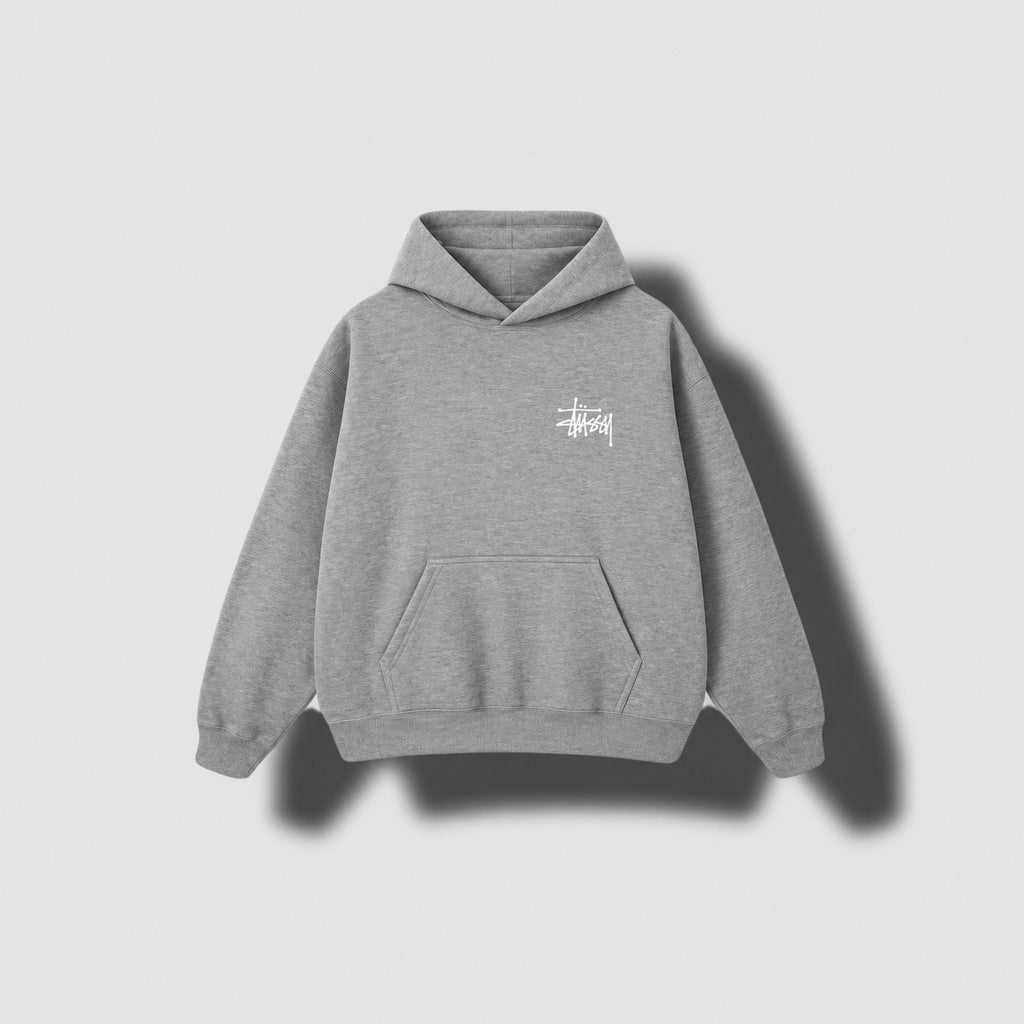 Stussy Hoodie - grey front