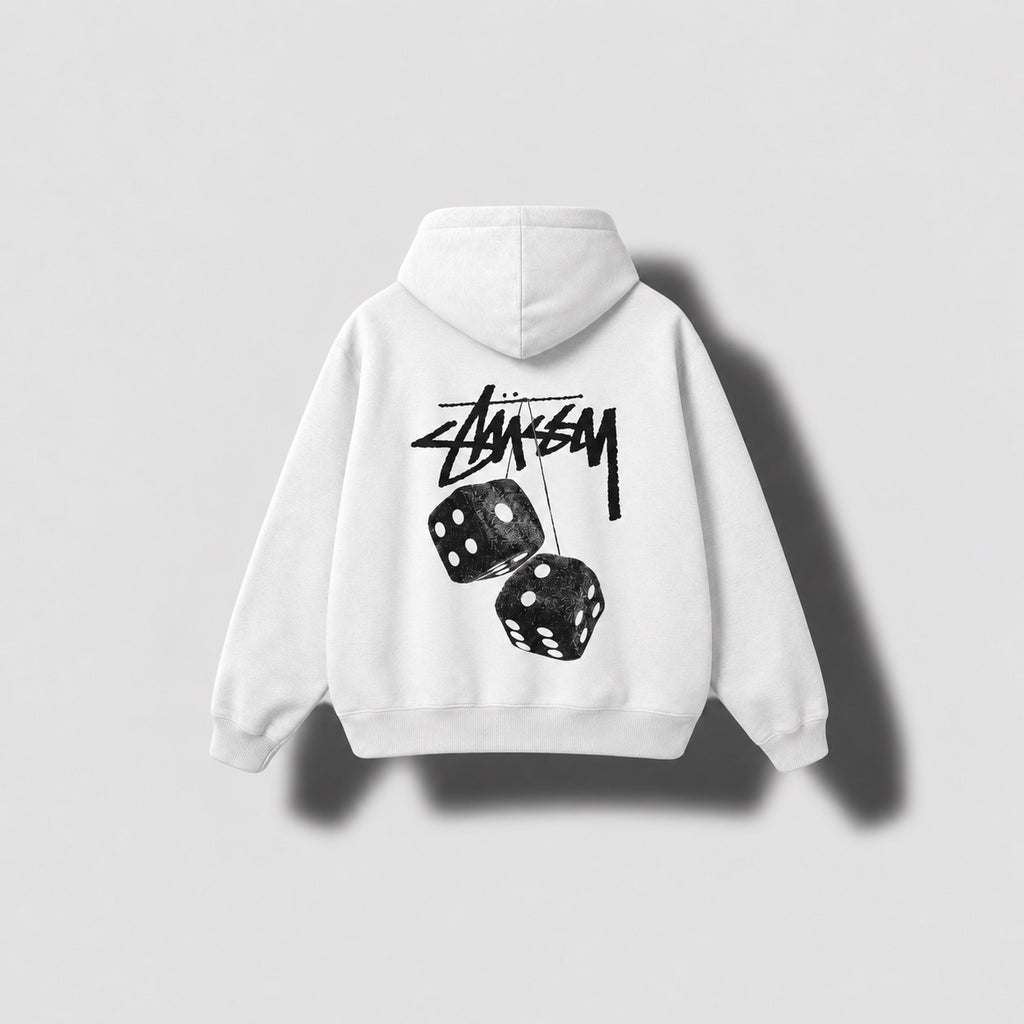 Stussy Hoodie - white back